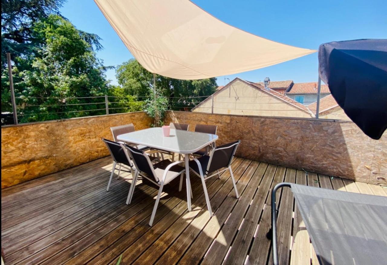 圖盧茲T3 En Duplex Pour 6 Pers Bien Place Terrasse Et Parking Inclus公寓 外观 照片